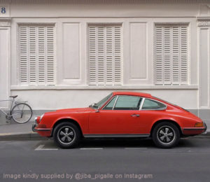 Red Porsche 911T